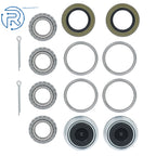 Set of 2 Trailer Axle Hub Wheel Bearing Kits L44643 L44610 (2000–2200 lbs)