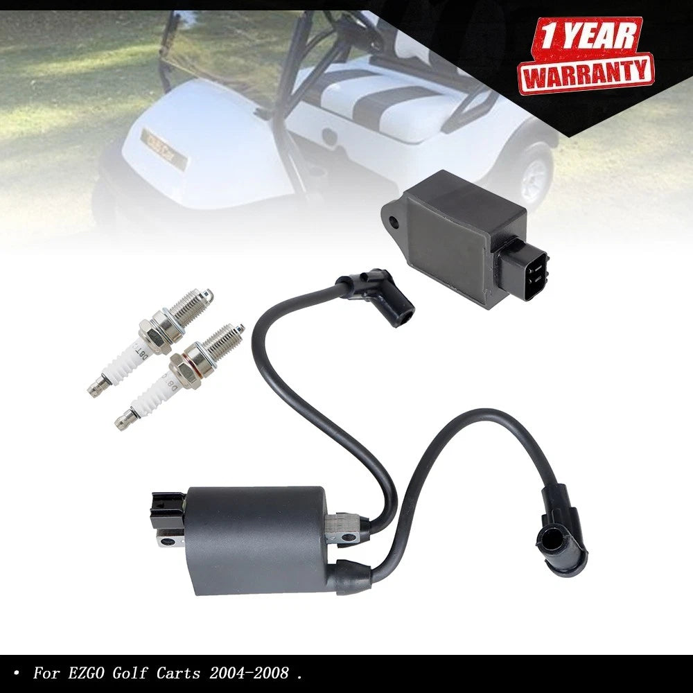 Ignition Coil Set for EZ-GO TXT Golf Cart (2004â2008)