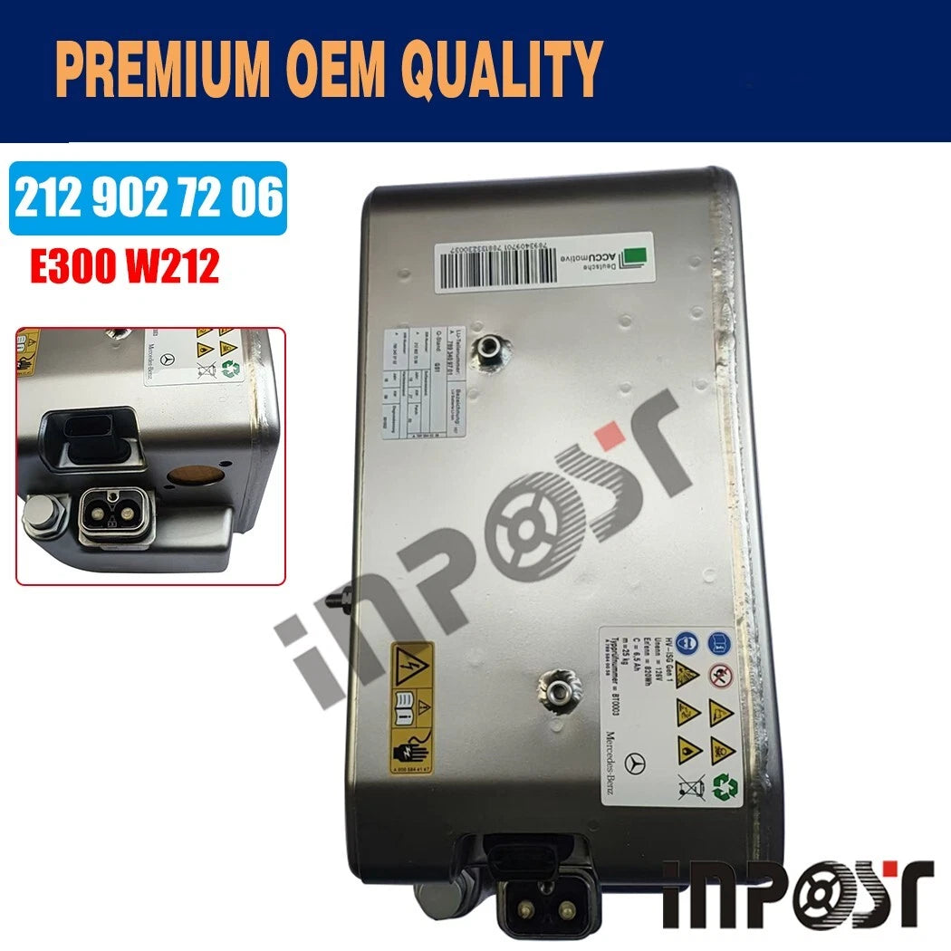 Hybrid Battery Lithium for Mercedes-Benz W212 E300 (2010–2016) 2129027206, 7893409701