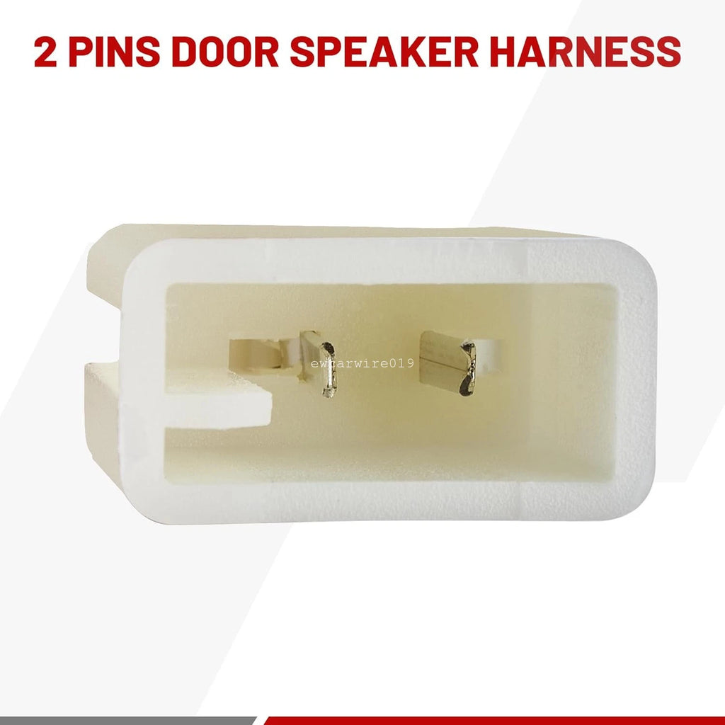 2X 6.5" Front Door Speaker Bracket Adapter for Subaru WRX (2008–2019)