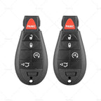 2X Keyless Remote Key Fob Shell for Jeep Grand Cherokee (2008–2012)
