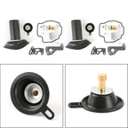 2X Carburetor Repair Kit Plunger Diaphragm for Yamaha Virago 535 (1990–2001)