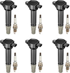 6x Ignition Coils & Spark Plugs for Volkswagen Routan 4.0L (2009–2010) UF502