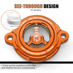 Clear Oil Filter Cover for KTM 690 Supermoto/R, 690 Duke/R (2007–2019)