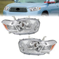 Halogen Chrome Housing Headlight for Toyota Highlander (2008–2010)