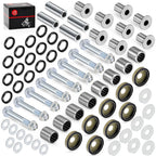 Front Upper & Lower A-Arm Bushing Seal Kit w/ Bolts for Suzuki LT-Z400 Quadsport (2003–2008)