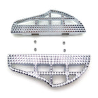 Dominator Shark Fin Passenger Footboard for Harley Softail Dyna (2000–Present)
