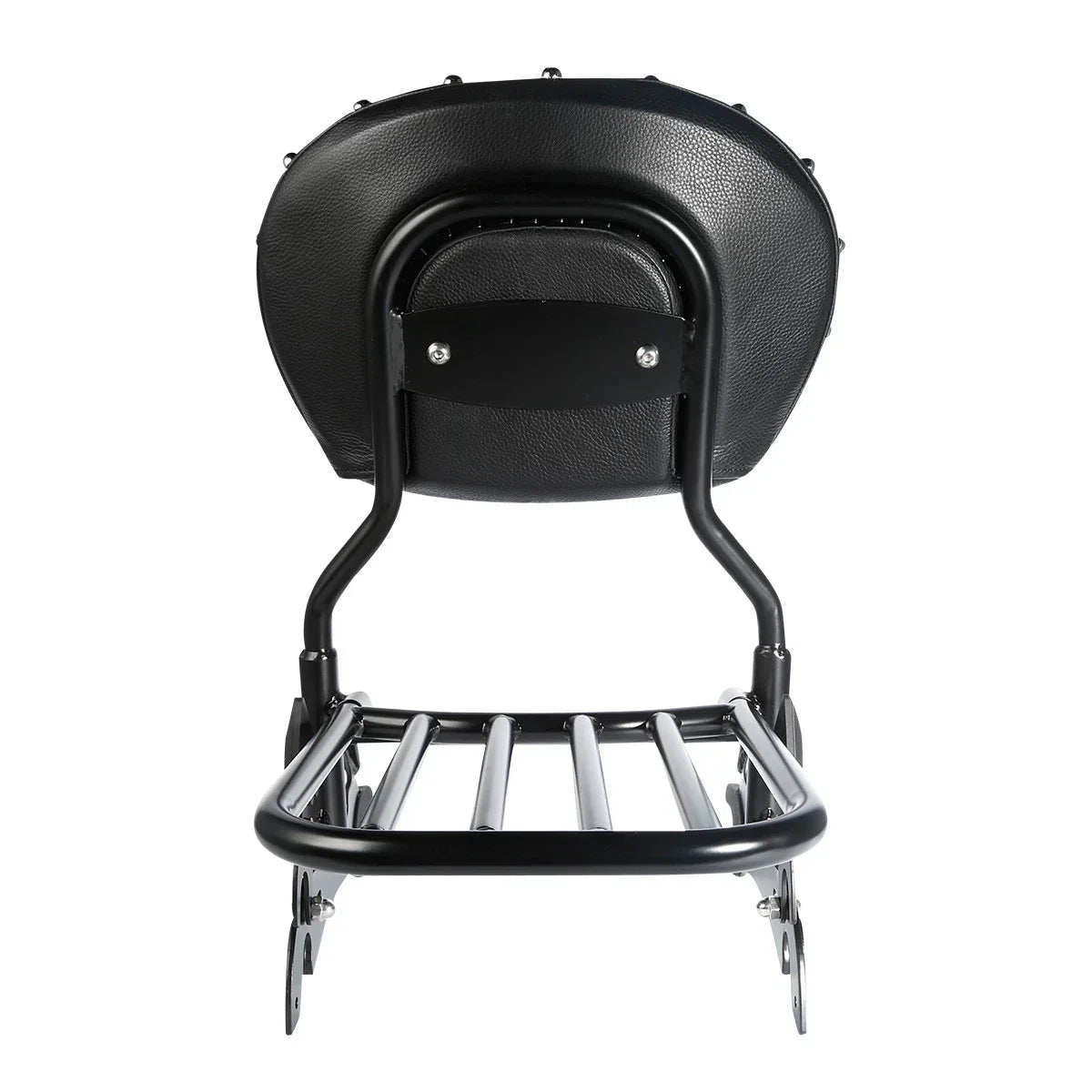 Black Sissy Bar Backrest Luggage Rack for Indian Chief Dark Horse (2014-2018)