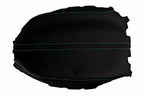 Console Lid Armrest Cover for Acura TLX (2015–2020) Carbon Fiber Green Stitch