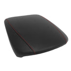 Leather Synthetic Console Armrest Cover for Acura MDX (2014–2020) Red Stitch