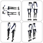Adjustable Aluminum Alloy Drywall Stilts for Painting (36" - 48")