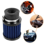Universal Air Filter 28mm-48mm for Honda & Yamaha - Blue/Black