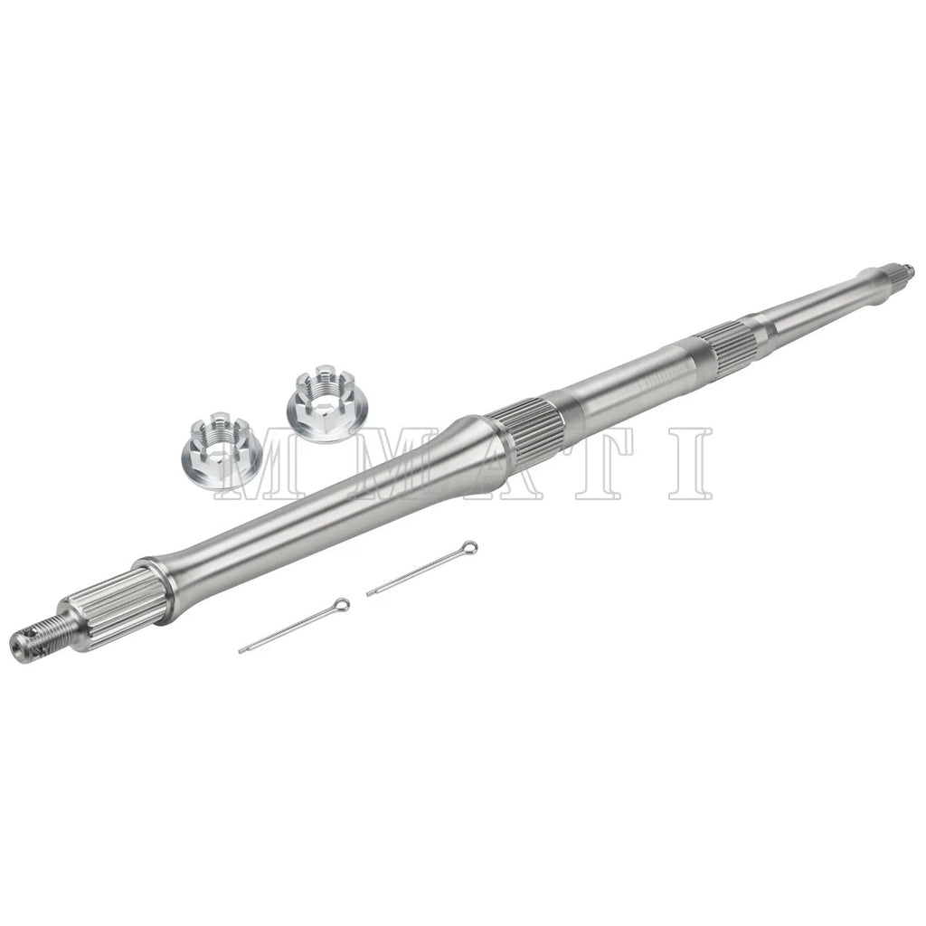 Rear Axle Shaft w/ Nut Pin Kit for Yamaha YFM350 YFM350R Raptor 350 (2004–2013)