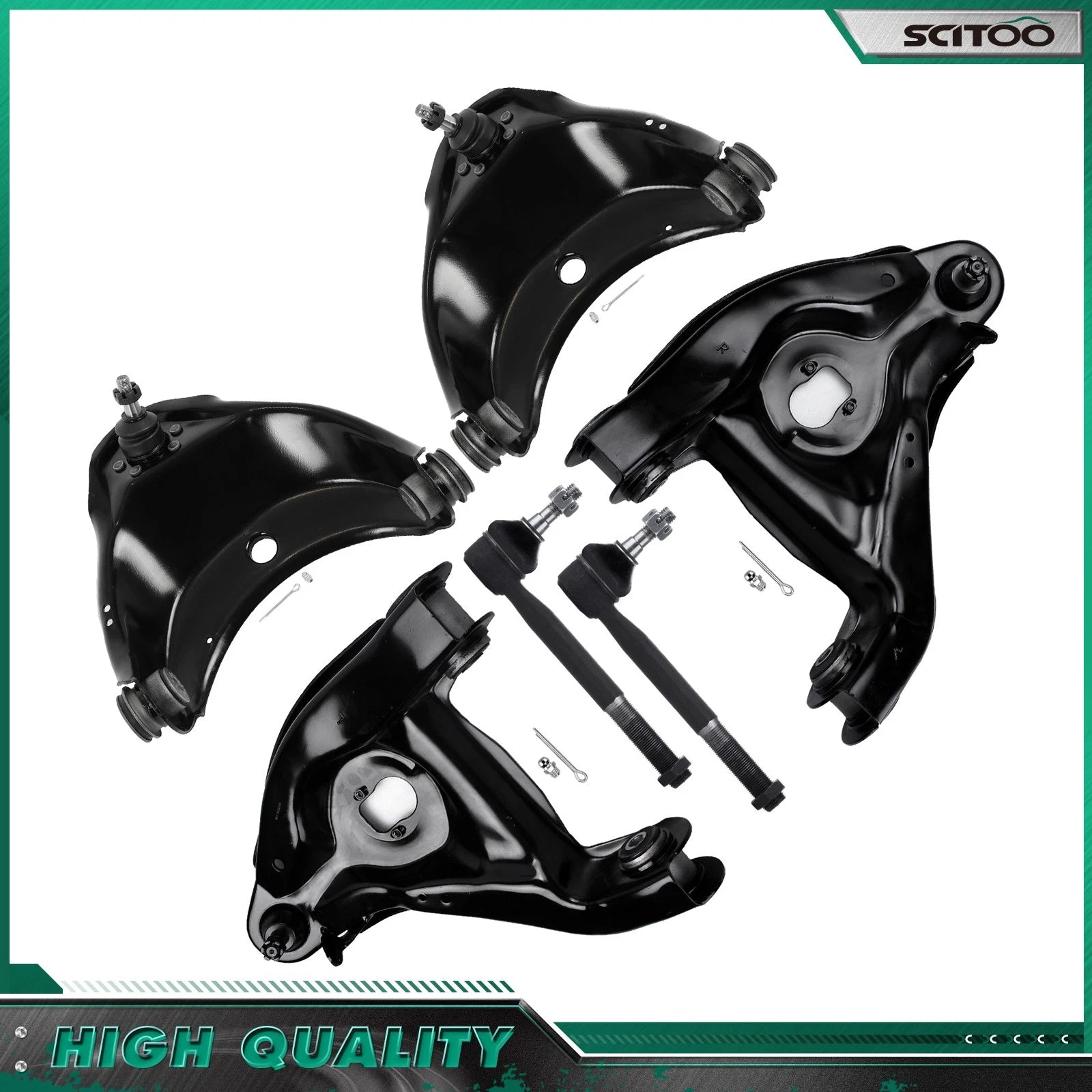 Control Arms & Outer Tie Rods Kit for GMC Savana 1500 (1996–2023)