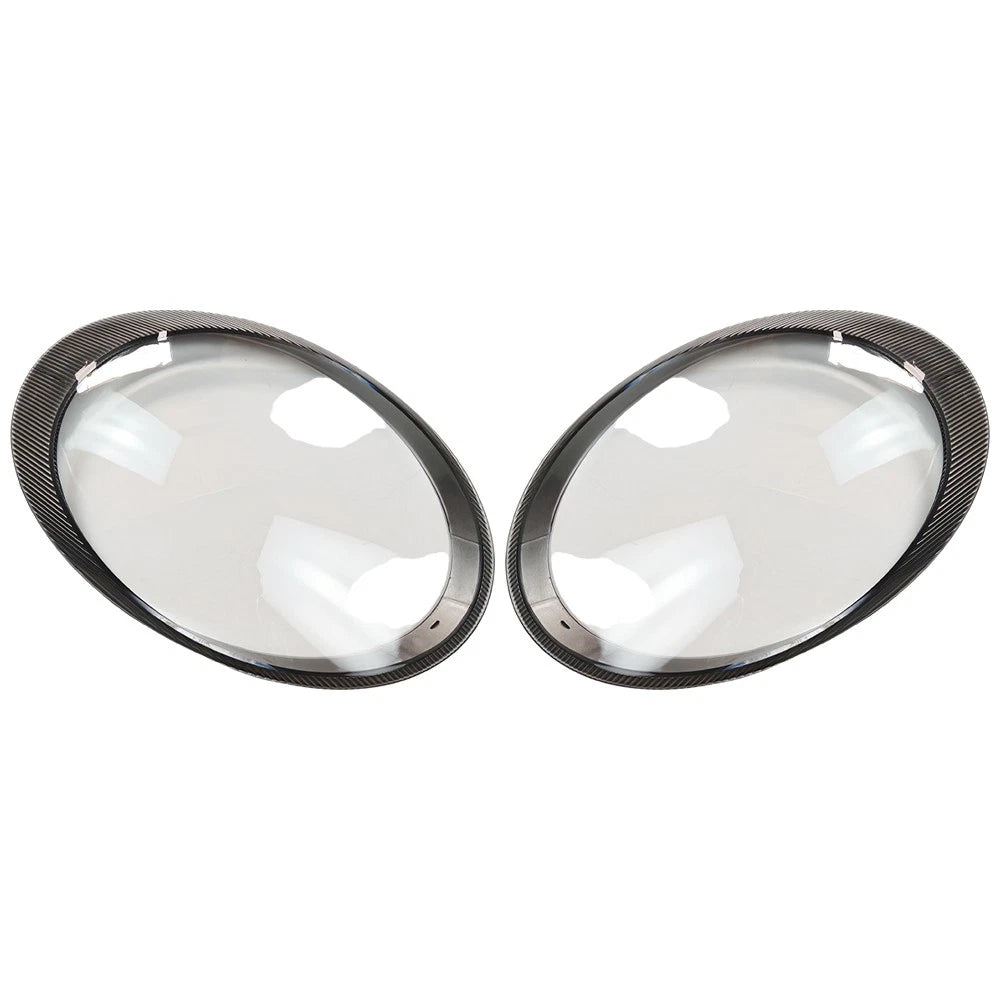 2X Front Headlight Lens Cover for Porsche Carrera 997 911 (2006–2012)