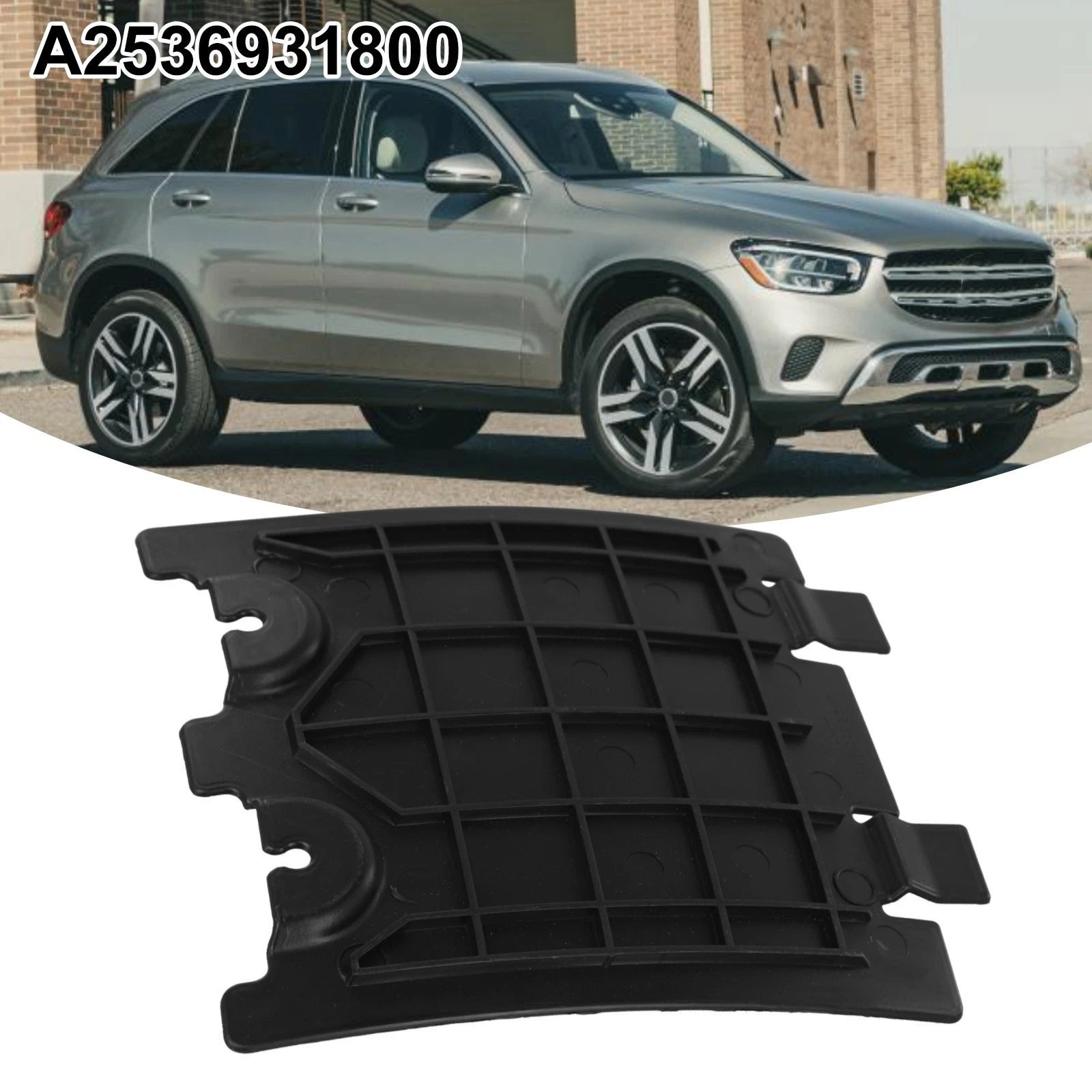 Front Right Liner Cover for Mercedes GLC X253 (2016–2022) - Black ABS