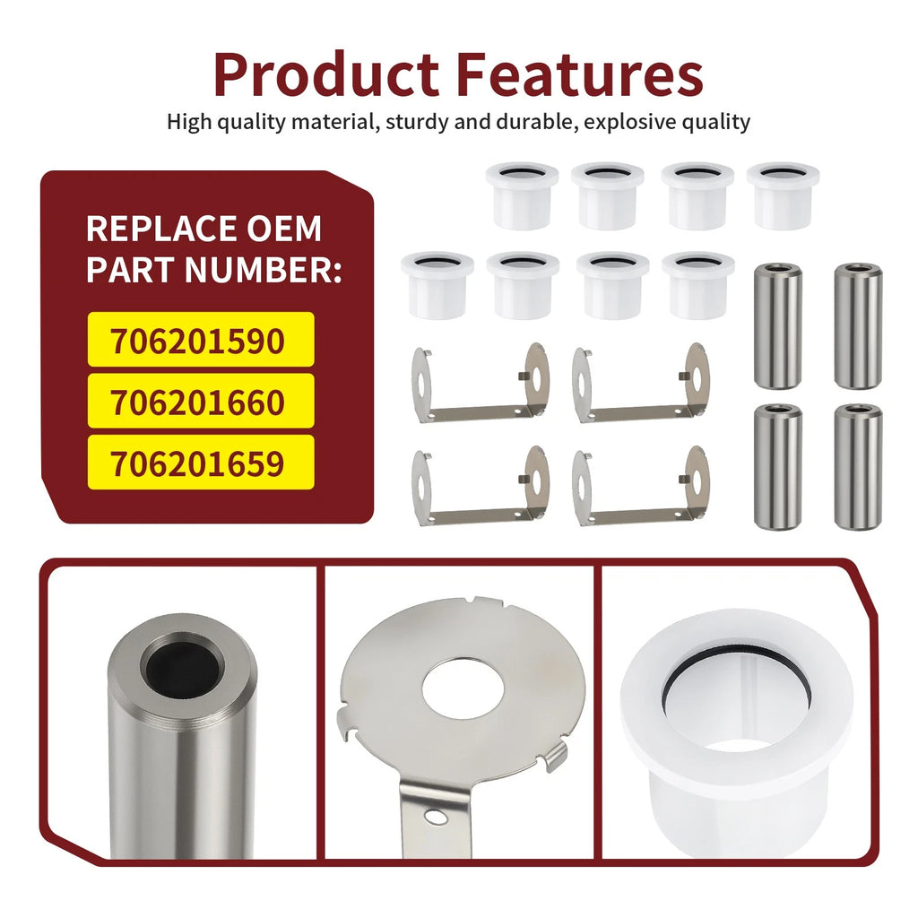 Rear A Arm Bushing Kit for Can-Am (706202257, 706204409, 706201659, 706202300)