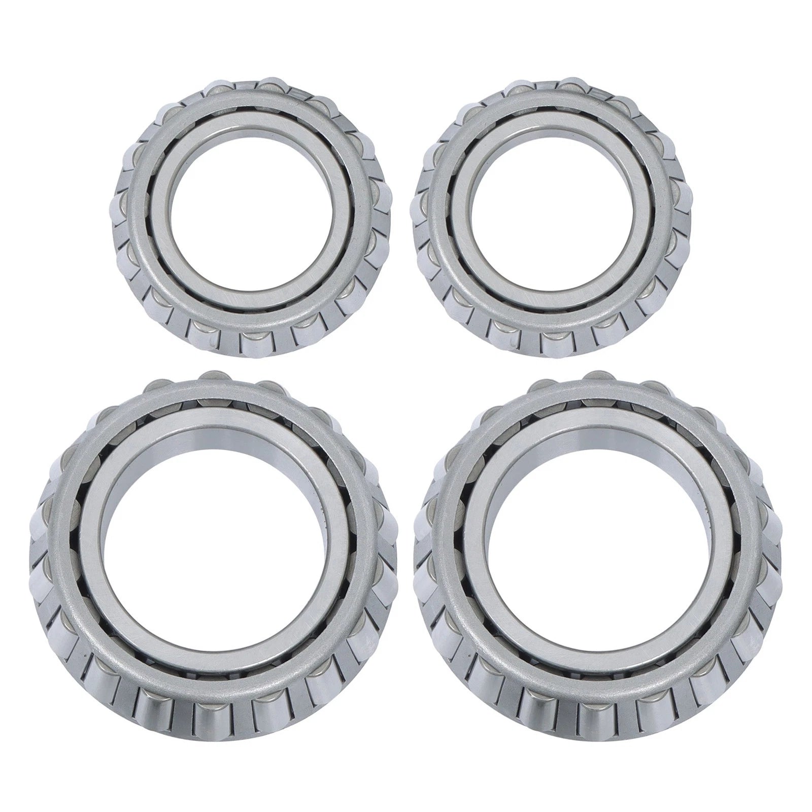 Set of 2 Galvanized Trailer Hub Kits for 5200-6000lbs Spindle