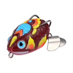 4cm Floating Frog Lure with Stainless Steel Hooks for Black Bass
