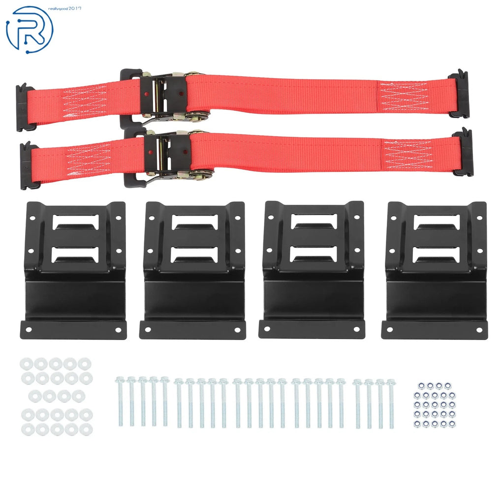 E Track Wheel Chock System for Secure Cargo (1 Pack)