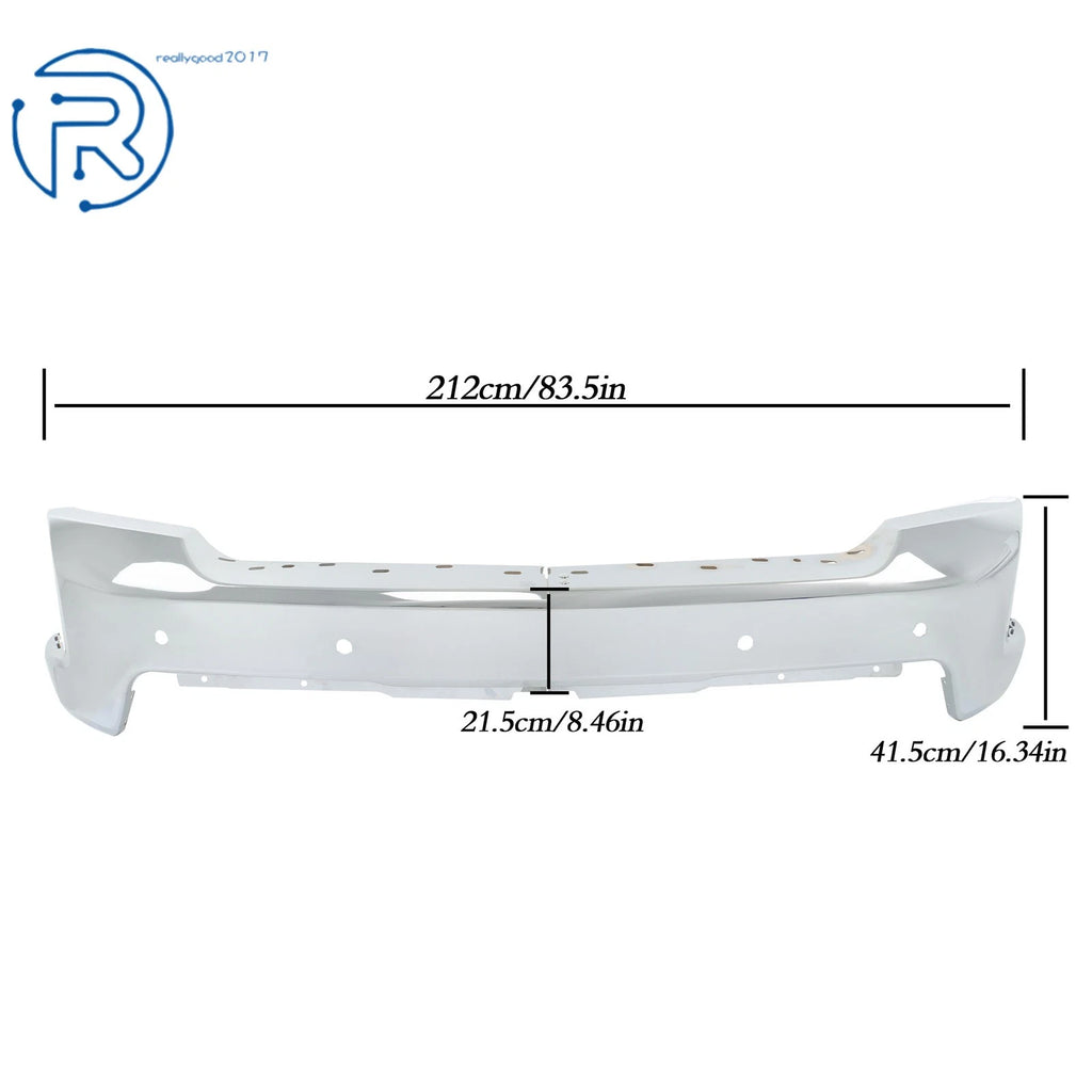 Chrome Steel Front Lower Bumper Assembly for Chevrolet Silverado 1500 (2019-2022)