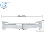 Chrome Steel Front Lower Bumper Assembly for Chevrolet Silverado 1500 (2019-2022)