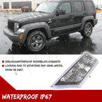 Fender Mounted Clear Marker Signal Lights for Jeep Liberty (2008–2012)
