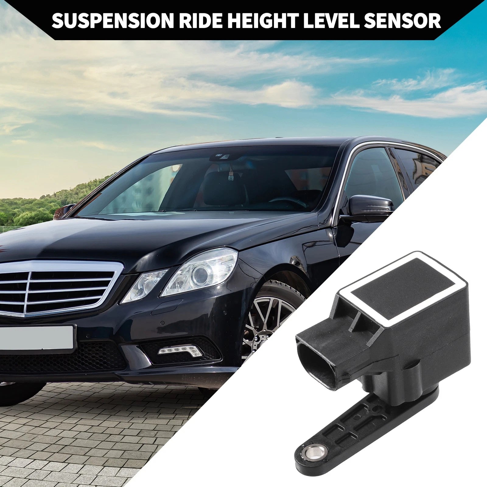 2X Suspension Ride Height Level Sensor for Mercedes E 320 (2003–2009) A0105427617