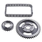 3X Timing Chain Kit for Chevy Malibu, Impala, Camaro (1965–1983)