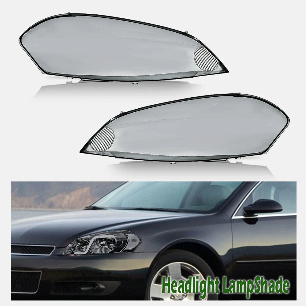 Headlight Replacement Lens Smoke for Chevy Impala, Monte Carlo (2006–2013)