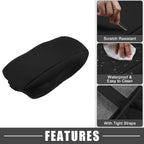 Center Console Armrest Seat Box Cover for Dodge Durango (2011–2020) Black