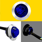 20X Blue LED Warning Lights for Truck Trailer (3/4" Inch)