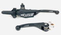 ARC Front Brake Clutch Perch Levers Set of 2 Black for KX 85 100 125 250 450F (2001–2023)