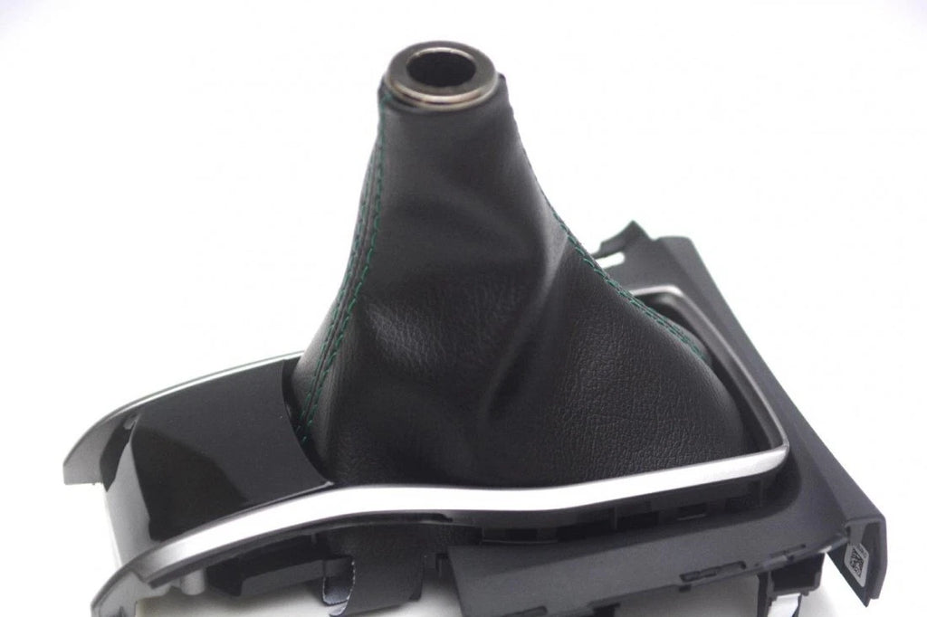 Manual Shift Boot for Honda Civic (2016–2020) Green Stitch Leather Synthetic