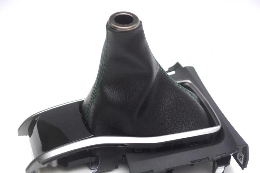 Manual Shift Boot for Honda Civic (2016–2020) Green Stitch Leather Synthetic