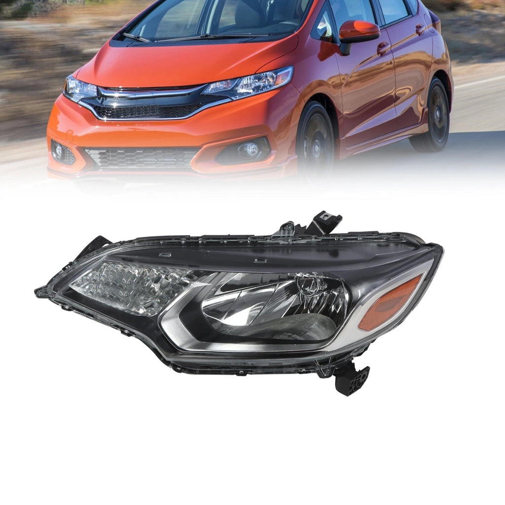 Halogen Headlight Assembly Left Driver Side for Honda Fit (2015–2017) 33150T5AA01