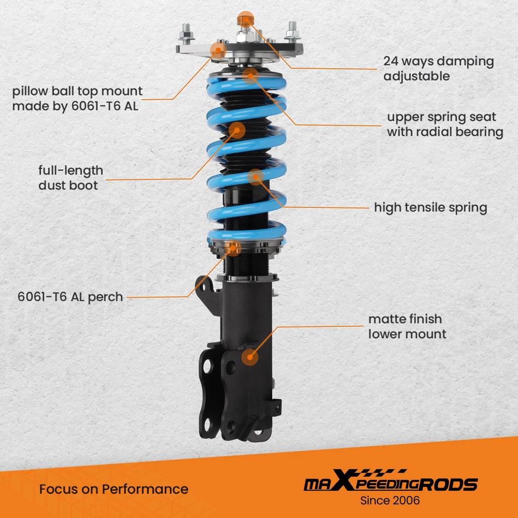 Coilover 24 Way Damper Kit for Mitsubishi Eclipse (2000-2005)