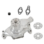 High Volume Water Pump for Chevy V8 283 327 350 (1955–1985) Polished Aluminum