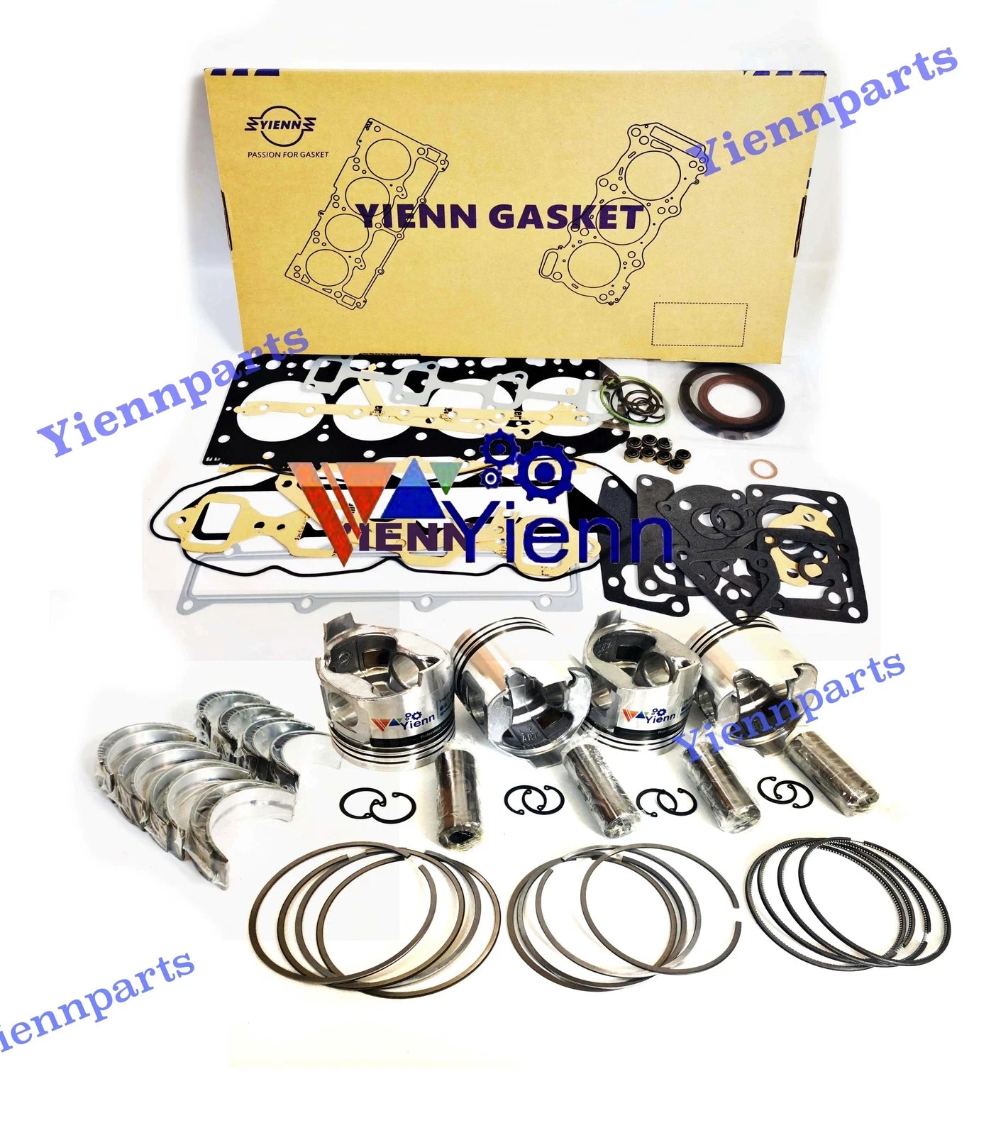 Engine Overhaul Rebuild Kit for Yanmar Marine (4JH4E, 4JH5E, 4JH4, 4JH5)
