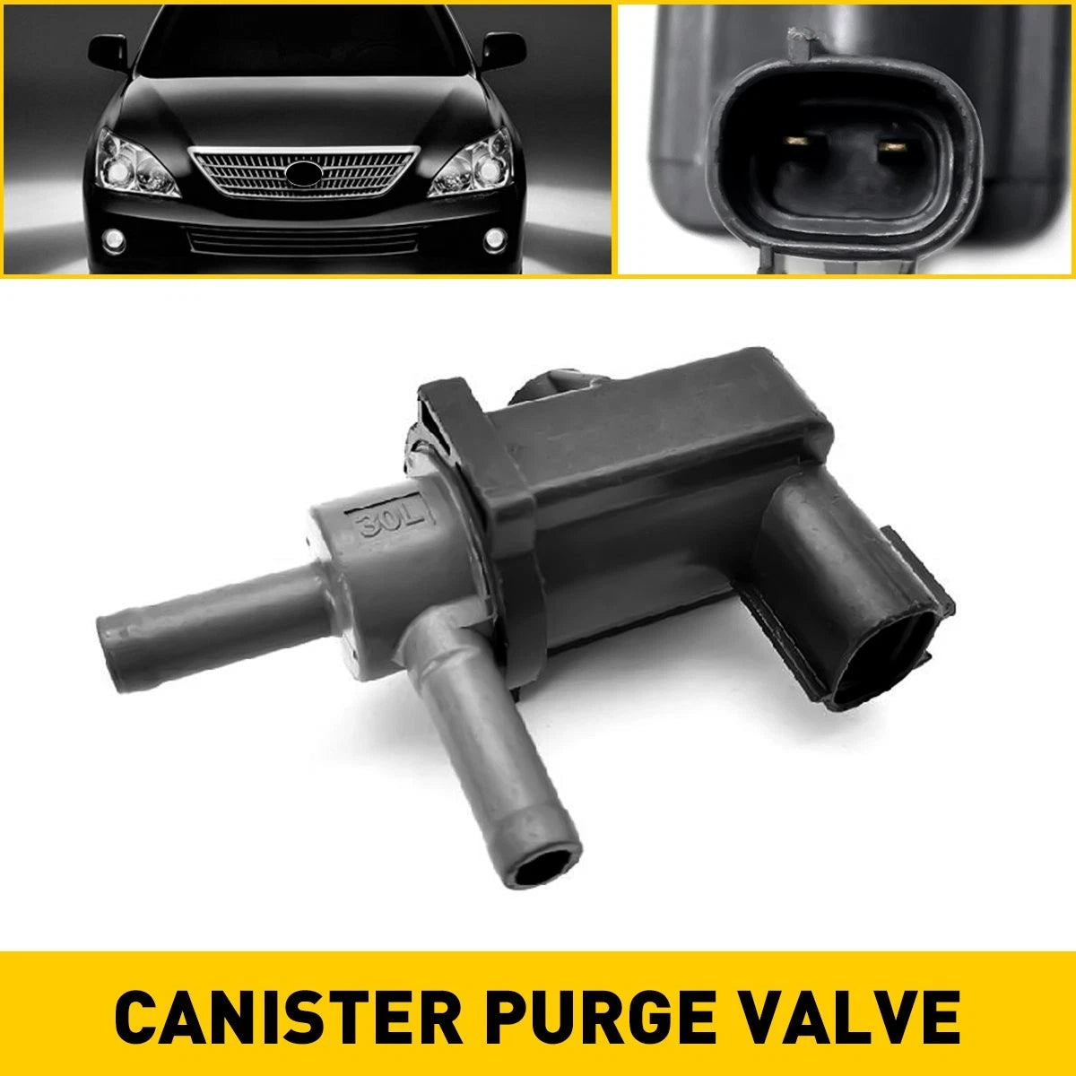 Evap Vacuum Vapor Canister Purge Valve Solenoid for Toyota Lexus (2000–2023) 90910-12259