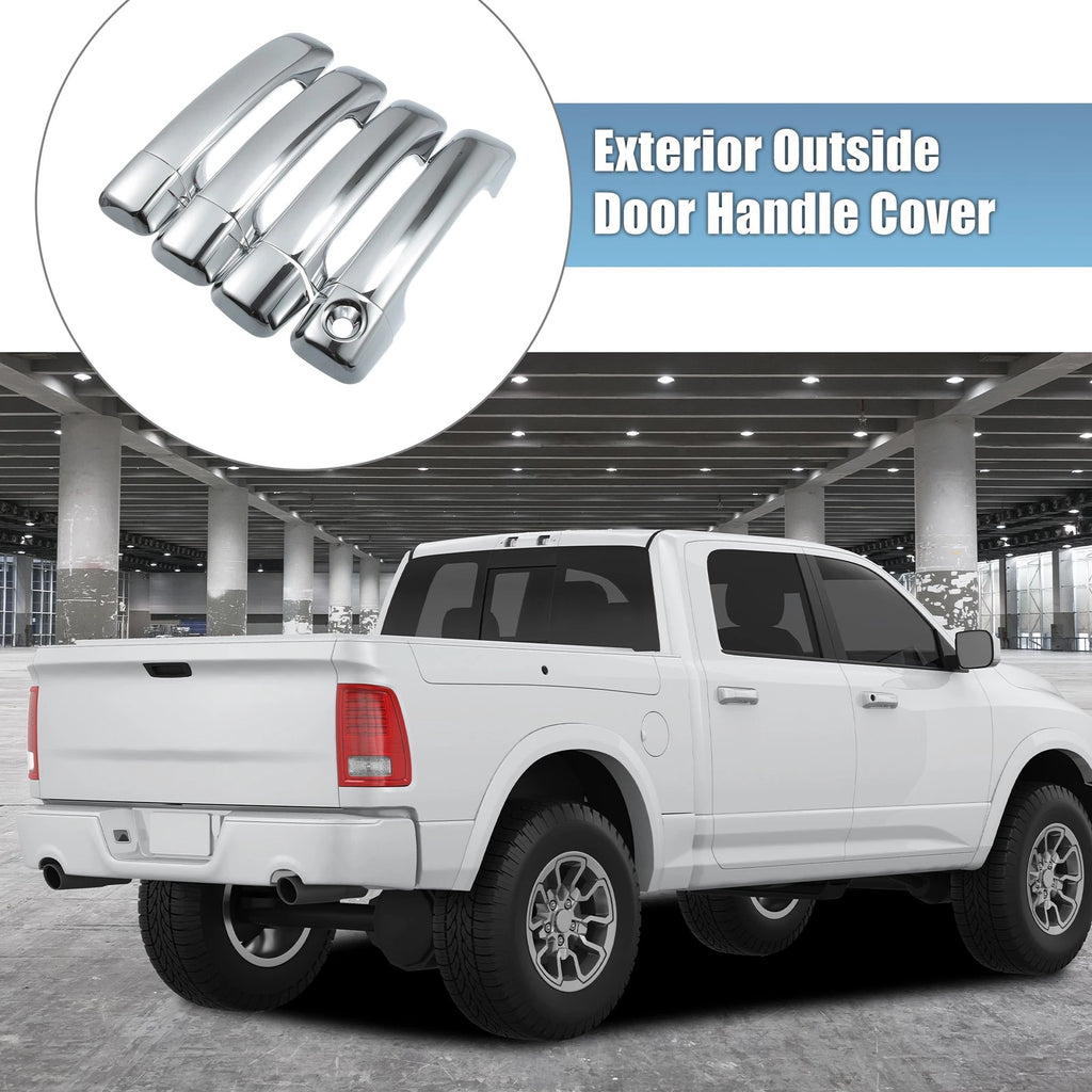 Set of 4 Car Exterior Door Handle Covers for Toyota Tundra, Sequoia (2007–2021)