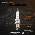 Iridium Spark Plugs for Nissan Frontier Xterra Altima 2.4L (2000–2023) BKR5EGP 7090