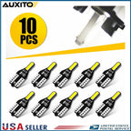2X T10 LED License Plate Light Bulbs 6000K for 168 2825 194