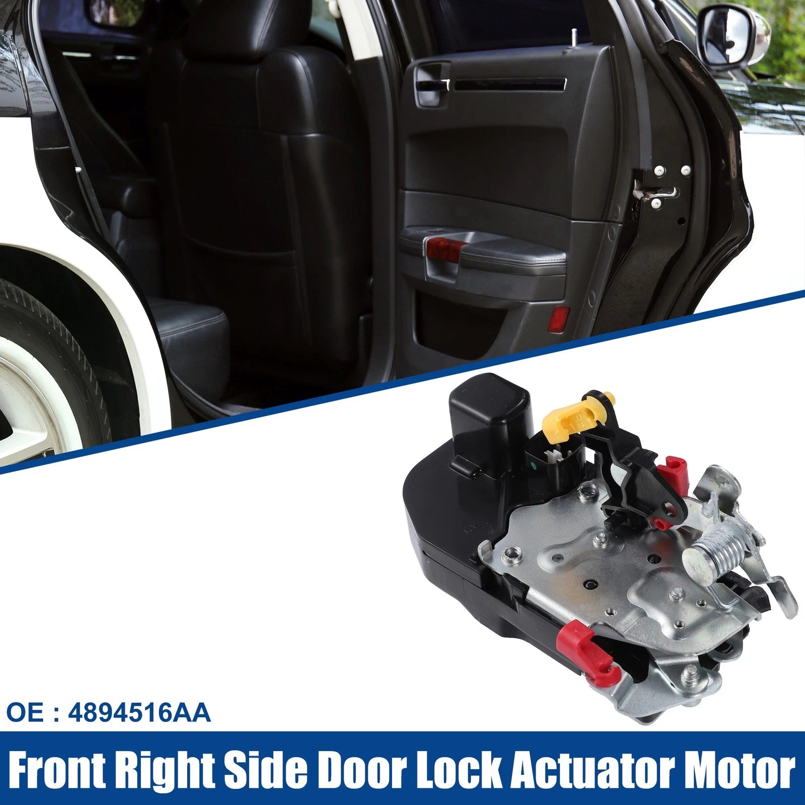 Front Right Door Lock Actuator Motor for Dodge Caravan (2003–2007) No. 4894516AA