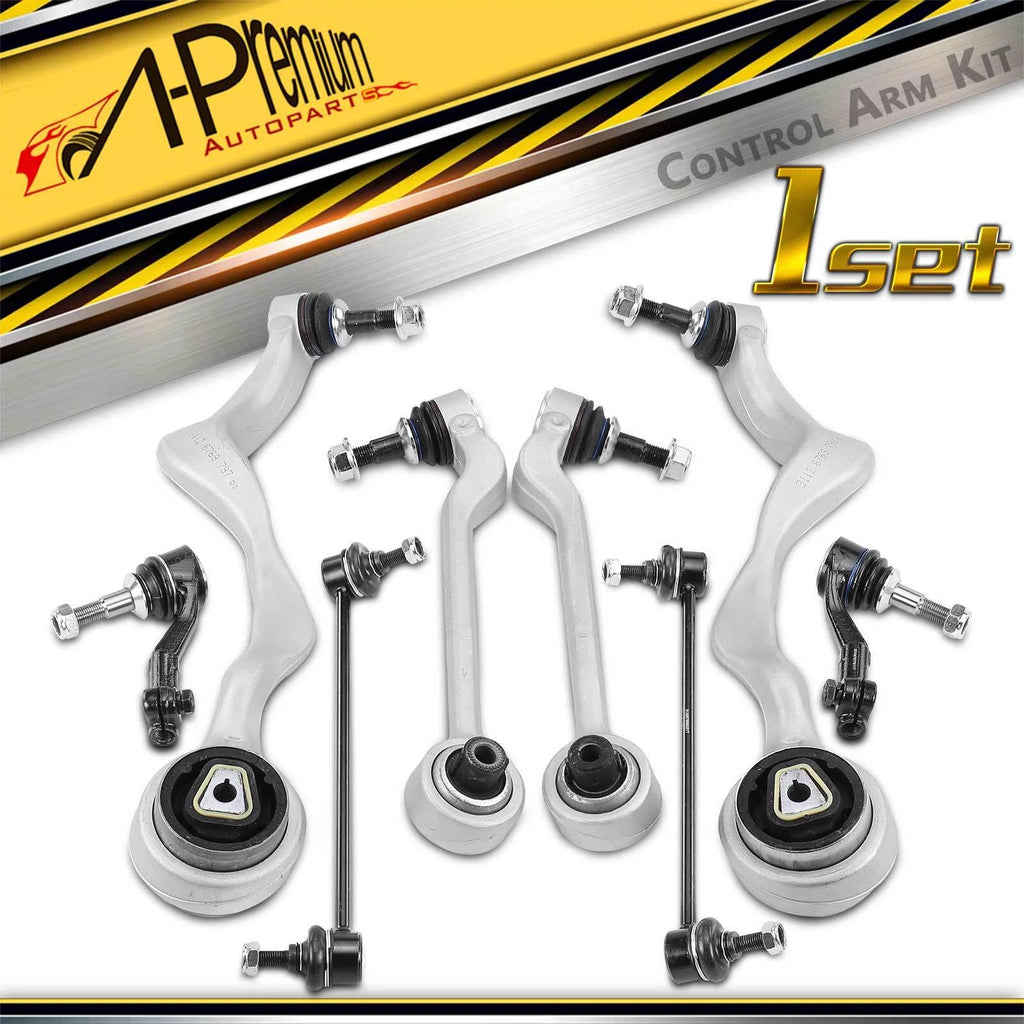 8x Front Control Arm with Ball Joint for BMW E82 128i 135i (2008–2013)