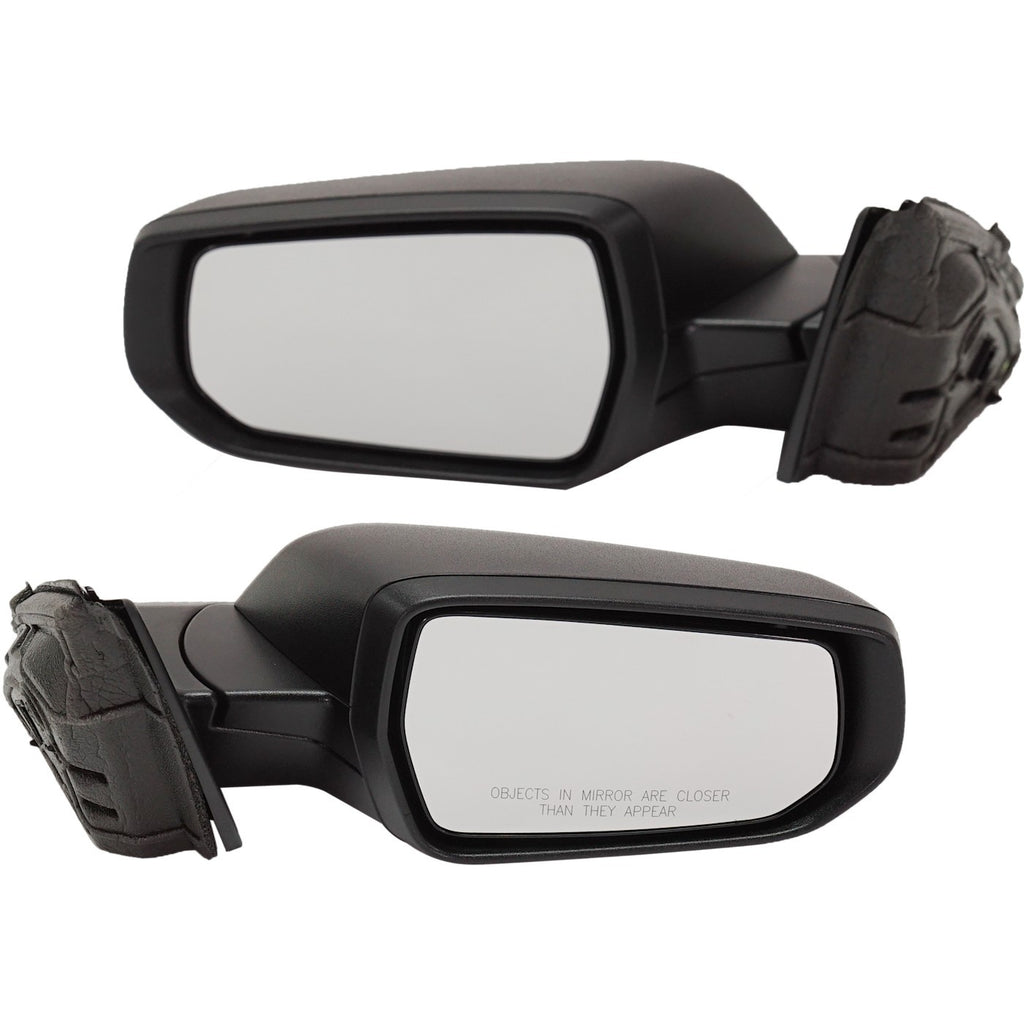 Power Mirrors for Chevrolet Malibu (2016–2021) Left & Right Textured Black