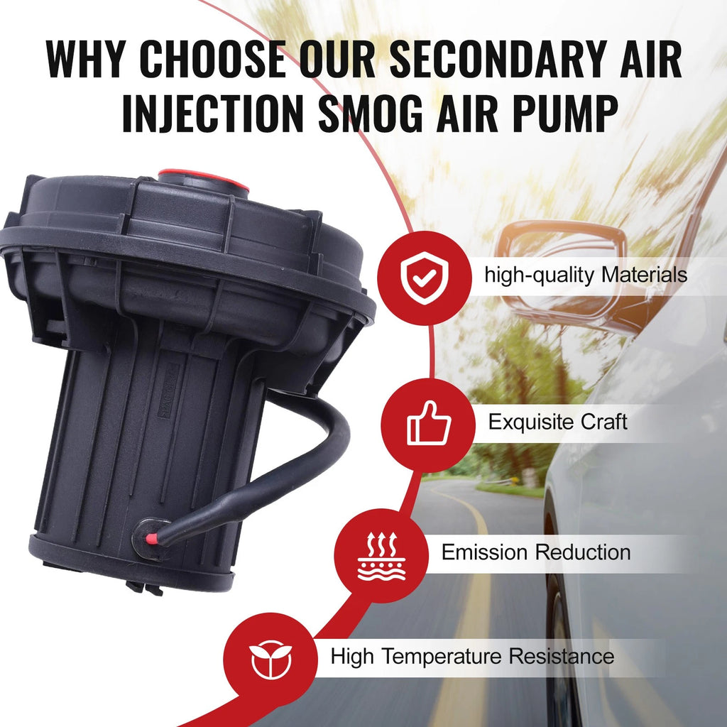 Secondary Injection Smog Air Pump for BMW 325i 530i X3 X5 M5 M6 (2001–2010)