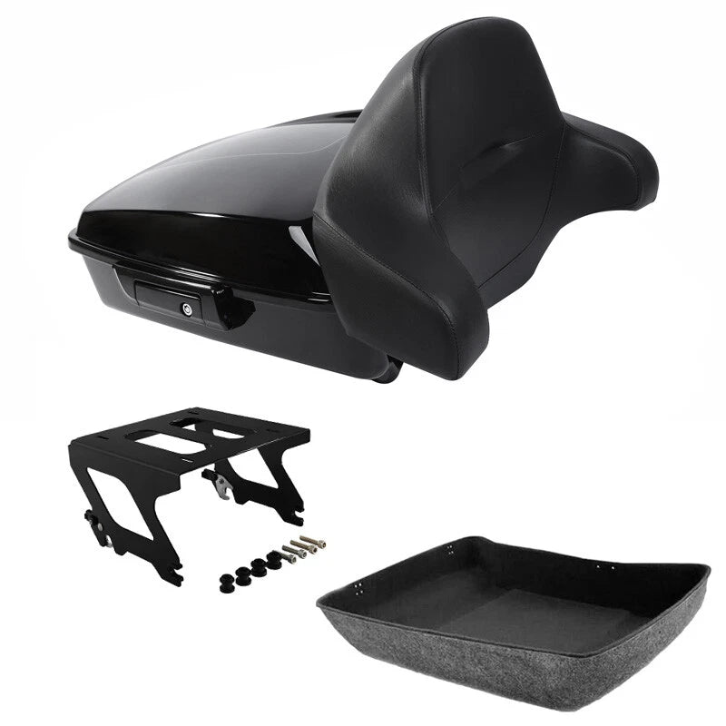 Chopped Trunk Backrest Solo Mounting Rack for Harley Low Rider (2018–2025)