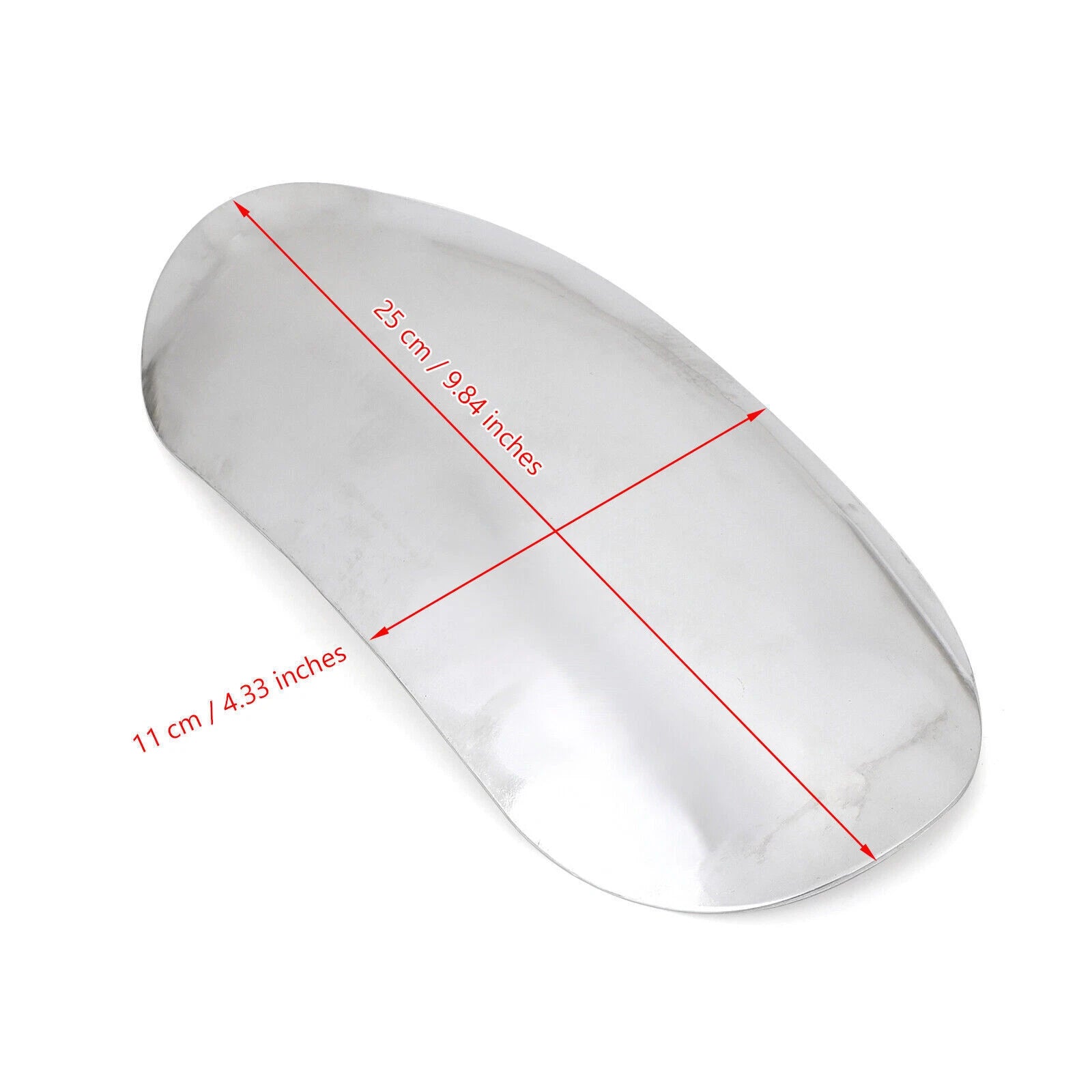 1 Piece Universal Aluminum Front Wheel Fender Mudguard for Motorcycle (UK)