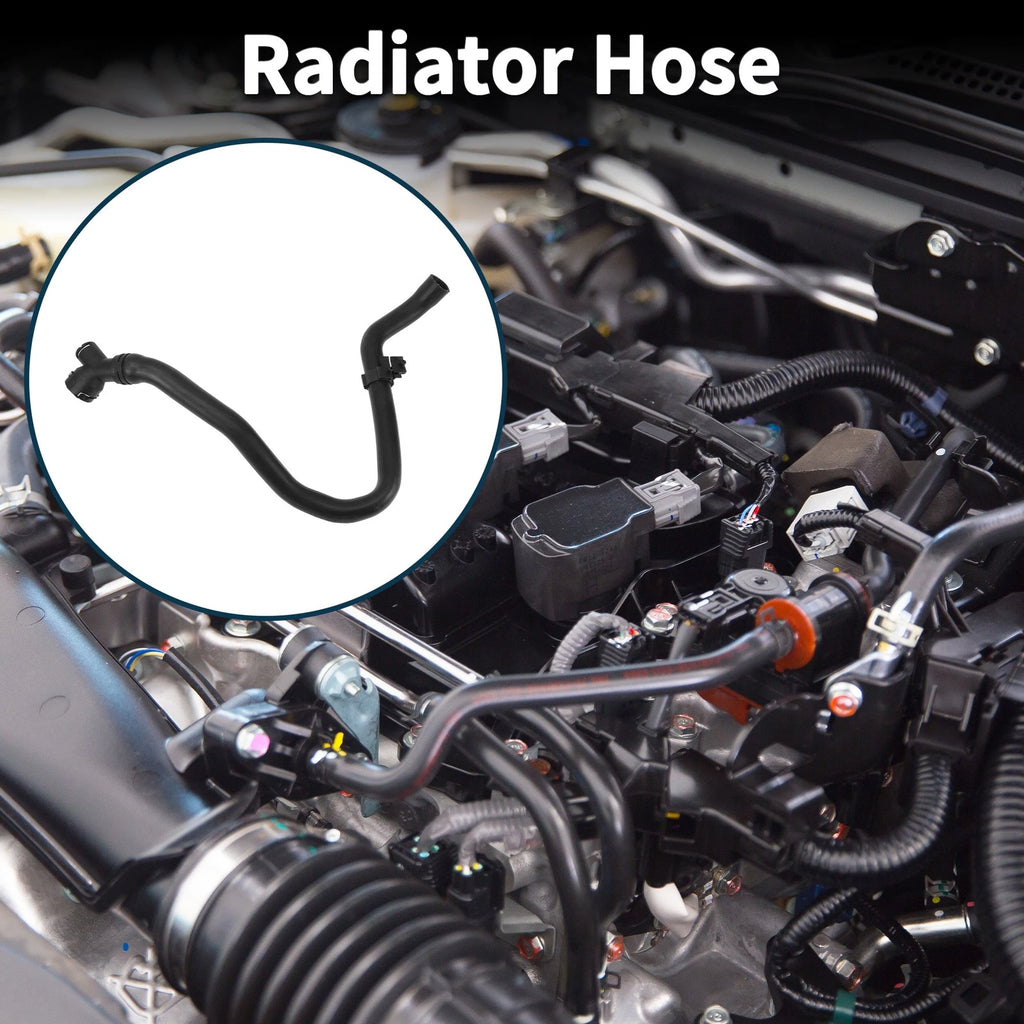 Radiator Hose Coolant Pipe for Audi A3 (2003–2012) 1K0121086N Rubber Black